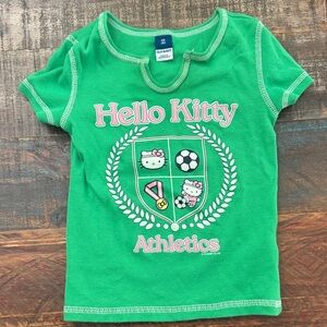 Hello Kitty Athletics Green Tee for Kids